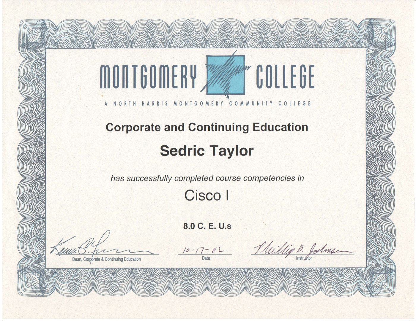 Cisco I certificate